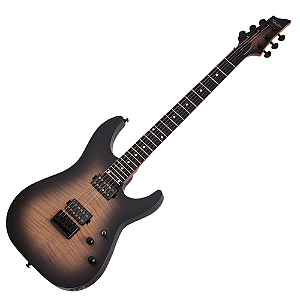 Guitarra Schecter C-1 Standard Plus Emerald Blue Burst com Corpo em Basswood Braço Maple Bolt-on Perfil Thin Escala em Pau-Ferro com Captadores Schecter Diamond SuperRock HH Ponte TonePros Tune-O-Matic 3938