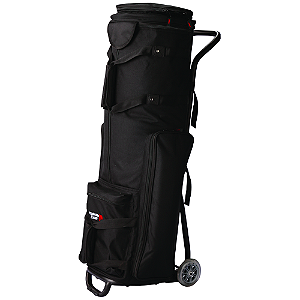 Carrinho para Ferragens de Bateria Gator GP DrumCart com Estrutura de Aço Bolsa Removível em Nylon 600-Denier Capacidade de até 45 kg Rodas em Linha e Bolsos Externos