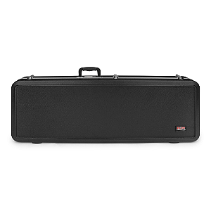 Case para Guitarra Gator GC JMASTER para Jazzmaster com Estrutura ABS Ultra Resistente Interior em Microveludo Vermelho com Espuma Acolchoada Alças Ergonômicas Travas Reforçadas e Design Específico para Formato Jazzmaster