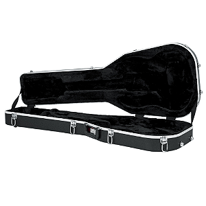 Case para Guitarra Gator Gc Sg com Estrutura ABS Ultra Resistente Interior em Microveludo Vermelho com Espuma Acolchoada Alças Ergonômicas Travas Reforçadas e Design Específico para Formato SG