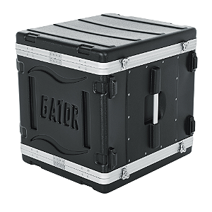 Case para Periférico Gator 12U Polietileno 19" GR 12L com Estrutura em Polietileno Ultra Resistente Alças Ergonômicas Travas Reforçadas Rodas e Tampa Frontal Removível Proteção Robusta e Prática para Rack 12 Unidades 19"