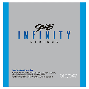 Encordoamento Violão Aço Seizi Infinity Extra Light Coated 010 047 com Revestimento Tecnológico 10360834