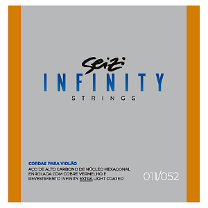 Encordoamento Violão Aço Seizi Infinity Extra Light Coated 011 052 com Revestimento Tecnológico 10360835