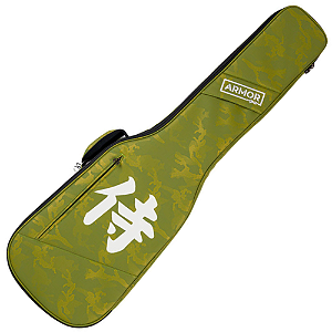 Bag Armor by Seizi Ultra 2 para Contrabaixo Green Camo com Proteção Reforçada e Interior Acolchoado 10361181