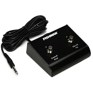 Pedal Footswitch Fishman Loudbox Dual ACC-LBX-FSW com Mute de Canais e Efeitos