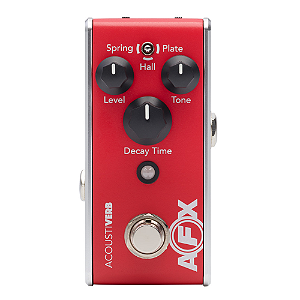 Pedal Fishman AFX Acoustiverb Acoustic Multi Reverb PRO-AFX-RV2 com Hall Plate Spring e Dual Path