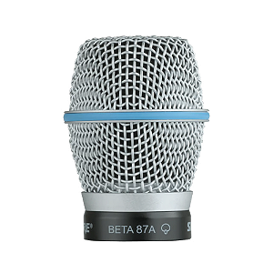 Cápsula Shure RPW120 Beta 87A Sem Fio com Conjunto de Alojamento e Grade Fosca Condensador Supercardioide