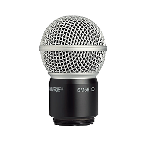 Cápsula Shure RPW112 SM58 Sem Fio com Conjunto de Alojamento e Grade Fosca Dinâmico Cardioide para Transmissores de Mão