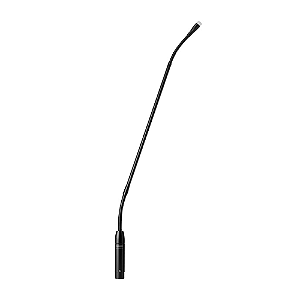 Microfone Shure MX418/N Gooseneck Microflex 18" com Pré-amplificador Embudo Shock Mount A400SM Flange de Travamento e Windscreen de Espuma