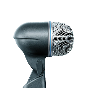 Microfone Shure Beta 52A para Bumbo e Baixo Dinâmico Supercardioide com Mount Integrado XLR Shock-Mount Pneumático Neodímio Grade Metálica Resistente