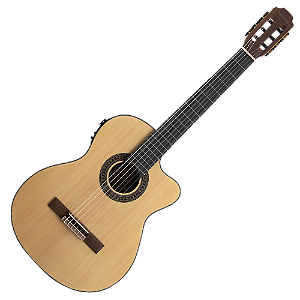Violão Eletroacústico Benson GC100CE NS Clássico Nylon Natural com Tampo Spruce Corpo Nato Braço Okume Escala Technical Wood 19 Trastes Pré BS-4 com Afinador