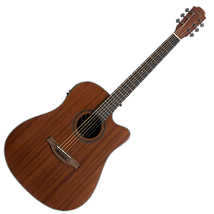Violão Eletroacústico Benson GDM100CE NS Dreadnought Aço Natural Satin com Tampo Spruce Corpo Mogno Braço Mogno Escala Rosewood 20 Trastes Pré-amplificador Ativo