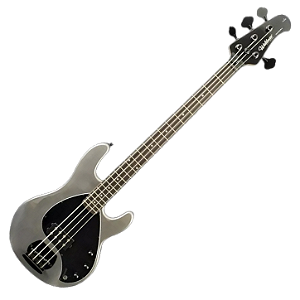 Contrabaixo Waldman MB 100 GP Grafite 4 Cordas Passivo com Captador Humbucker MM Corpo Basswood e Braço Maple