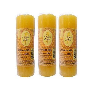 Kit 3 und Velas Votivas de Mel 7 Dias - 260 gr cada