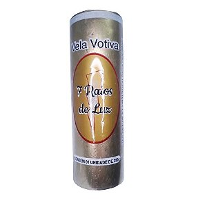 Vela Votiva 7 Dias Dourada - 260 gr