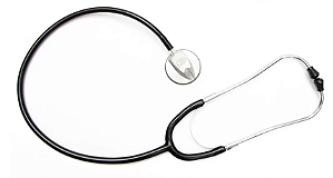 Estetoscópio Adulto Standart Preto-ES0128 UND