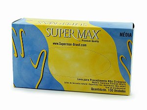Luva de Procedimento com pó M- Supermax