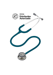 Estetoscópio 3M™ Littmann® Classic III™ 5623 Azul Caribe com Inox Escovado - HB004407514