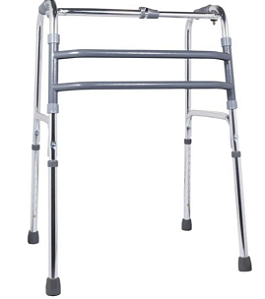 Andador Articulado Aluminio Dobravel Prata Mercur Unidade