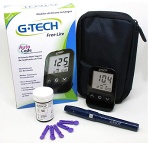 Kit Medidor de Glicose Free- Gtech