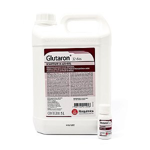 Desinfetante Glutaron 2% 32 Dias 5L -Rioquímica
