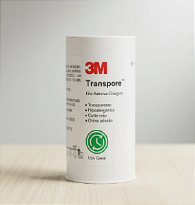 Fita Cirúrgica Hipoalergénica Transparente 1527 - 100x4,5m - 3M™ Solventum
