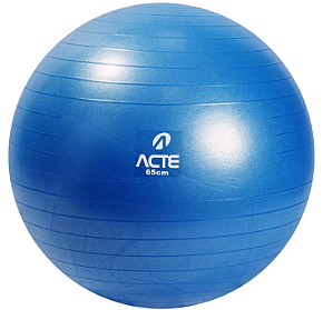 Bola de Pilates 65cm Azul T9 - Acte Sports UND
