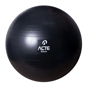 Bola de Pilates 55 cm Preto Gym Ball T9-55P - Acte Sports