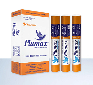 Lençol Picotado Descartável 50x50 (Caixa) - Plumax