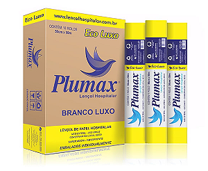 Lençol Eco Luxo Descartável 50x50 (Caixa) - Plumax