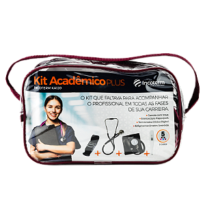 Kit Acadêmico Plus KA120 Bordô - Incoterm