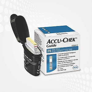 Caixa c/ 25 Tiras Guide - Accu-Chek