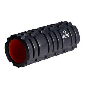 Rolo de Liberação Miofascial 33Cm T141 Massagem Preto - Acte UND
