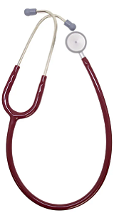 ESTETOSCÓPIO PROFISS.PEDIATRIC TUBO 28- VINHO WELCH ALLYN 5079-149 UNIDADE