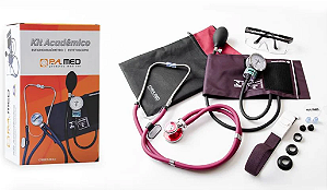 Kit Acadêmico ap. pres/ esteto Bordo- KPA253 P.A. Med