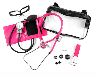 Kit Acadêmico ap. pres. ad ny/ esteto rappa cristal - Rosa P.A.Med