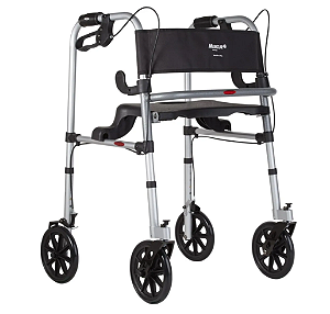 Andador Alumínio 4 Rodas com assento - Mercur