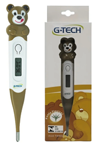 Termômetro Clínico Digital Ponta Flexível Urso - G-tech