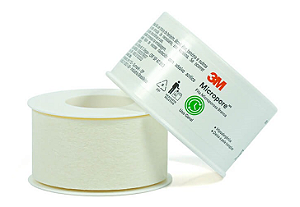 Fita Microporosa Branca Hipoalérgica 25mm x 10m - Solventum 3m