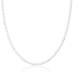 Corrente Piastrine 1.8 mm Fina 40 cm - Prata 925