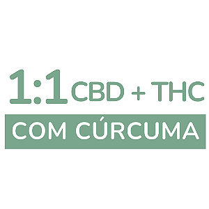 1:1 CBD + THC + COM CÚRCUMA - 30ML