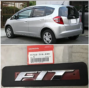 Emblema FIT Tampa Tras Novo Original Honda Fit 2009-2014 75722TF0004