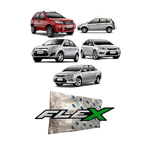 Emblema Logotipo Flex Vidro Tras.  Ka Ecosport Fiesta Focus