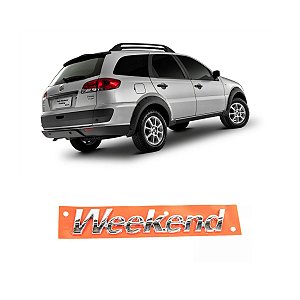 Emblema Sigla Weekend Fiat 2001 até 2018 Original Novo