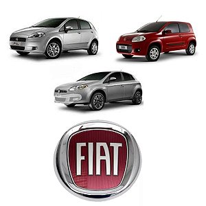 Emblema Dianteiro Fiat Bravo Punto Uno  Ano 08 Á 15 51944206