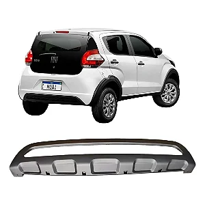 Moldura Aplique Inferior Parachoque Traseiro Fiat Mobi 2016 à 2020 100250155