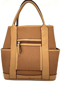 Sacola Multi Bolsos Caramelo