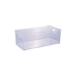 Organizador Multiuso Transparente de Geladeira e Armário - 30x15x10cm