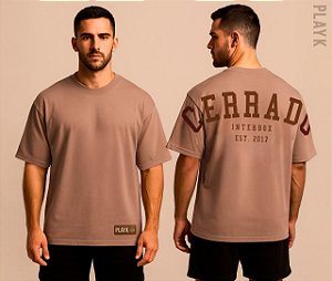 Camiseta Oversized - Cor Mocha Mousse