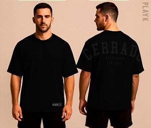 Camiseta Oversized - Cor Preto